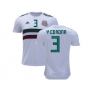 Mexico #3 Y.Corona Away Soccer Country Jersey