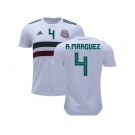 Mexico #4 R.Marquez Away Soccer Country Jersey