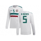 Mexico #5 D.Reyes Away Long Sleeves Soccer Country Jersey