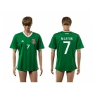Mexico #7 M.Layun Green Home Soccer Country Jersey3