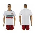 Mexico Blank Away Soccer Country Jersey