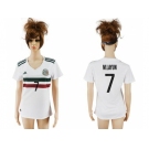 Women's Mexico #7 M.Layun Away Soccer Country Jersey
