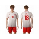 Poland #18 Mila Home Soccer Country Jersey