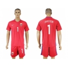 Norway #1 Jarstein Home Soccer Country Jersey