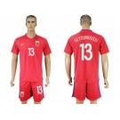 Norway #13 Elyounoussi Home Soccer Country Jersey