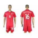 Norway #16 Gulbrandsen Home Soccer Country Jersey