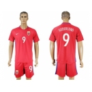 Norway #9 Soderlund Home Soccer Country Jersey