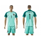 Portugal #1 Patricio Away Soccer Country Jersey