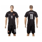 Portugal #11 Vierinha SEC Away Soccer Country Jersey