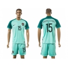Portugal #15 Andre Gomes Away Soccer Country Jersey
