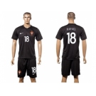 Portugal #18 Raphael SEC Away Soccer Country Jersey