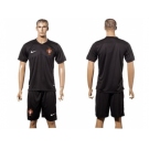 Portugal Blank SEC Away Soccer Country Jersey