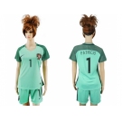 Women Portugal #1 Patricio Away Soccer Country Jersey