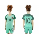 Women Portugal #10 Danny Away Soccer Country Jersey