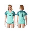 Women Portugal #11 Vieirinha Away Soccer Country Jersey1