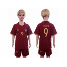 Russia #9 Kokorin Home Kid Soccer Country Jersey