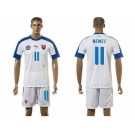 Slovakia #11 Nemec Home Soccer Country Jersey