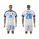 Slovakia #20 Robert Home Soccer Country Jersey