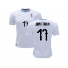 Uruguay #17 Jonathan Away Soccer Country Jersey