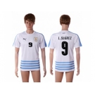 Uruguay #9 L.Suarez Away Soccer Country Jersey1