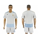 Uruguay Blank Away Soccer Country Jersey