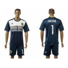 Sweden #1 Isaksson Away Soccer Country Jersey