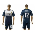 Sweden #12 Olsen Away Soccer Country Jersey