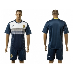 Sweden Blank Away Soccer Country Jersey