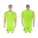 Sweden Blank Shiny Green Goalkeeper Soccer Country Jersey