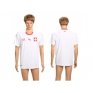 Switzerland Blank Away Soccer Country Jersey