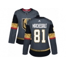 Women Adidas Vegas Golden Knights #81 Jonathan Marchessault Authentic Gray Home NHL Jerse