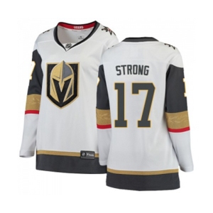 Women Vegas Golden Knights #17 Vegas Strong Authentic White Away Fanatics Branded Breakaway NHL Jersey