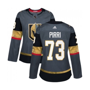 Women's Adidas Vegas Golden Knights #73 Brandon Pirri Authentic Gray Home NHL Jersey