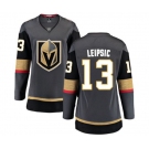 Women's Vegas Golden Knights #13 Brendan Leipsic Authentic Black Home Fanatics Branded Breakaway NHL Jersey