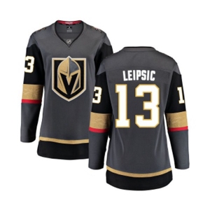 Women's Vegas Golden Knights #13 Brendan Leipsic Authentic Black Home Fanatics Branded Breakaway NHL Jersey