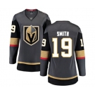 Women's Vegas Golden Knights #19 Reilly Smith Authentic Black Home Fanatics Branded Breakaway NHL Jersey
