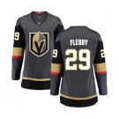 Women's Vegas Golden Knights #29 Marc-Andre Fleury Authentic Black Home Fanatics Branded Breakaway NHL Jersey