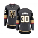 Women's Vegas Golden Knights #30 Malcolm Subban Authentic Black Home Fanatics Branded Breakaway NHL Jersey