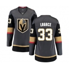 Women's Vegas Golden Knights #33 Maxime Lagace Authentic Black Home Fanatics Branded Breakaway NHL Jersey