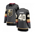 Women's Vegas Golden Knights #40 Garret Sparks Authentic Black Home Fanatics Branded Breakaway Hockey Jersey