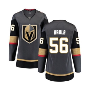 Women's Vegas Golden Knights #56 Erik Haula Authentic Black Home Fanatics Branded Breakaway NHL Jersey