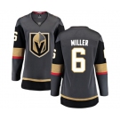 Women's Vegas Golden Knights #6 Colin Miller Authentic Black Home Fanatics Branded Breakaway NHL Jersey