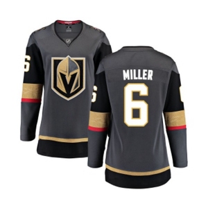 Women's Vegas Golden Knights #6 Colin Miller Authentic Black Home Fanatics Branded Breakaway NHL Jersey