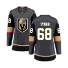 Women's Vegas Golden Knights #68 T.J. Tynan Authentic Black Home Fanatics Branded Breakaway NHL Jersey