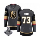 Women's Vegas Golden Knights #73 Brandon Pirri Authentic Black Home Fanatics Branded Breakaway 2018 Stanley Cup Final NHL Jersey