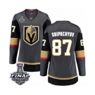 Women's Vegas Golden Knights #87 Vadim Shipachyov Authentic Black Home Fanatics Branded Breakaway 2018 Stanley Cup Final NHL Jersey