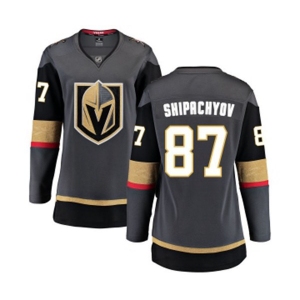Women's Vegas Golden Knights #87 Vadim Shipachyov Authentic Black Home Fanatics Branded Breakaway NHL Jersey