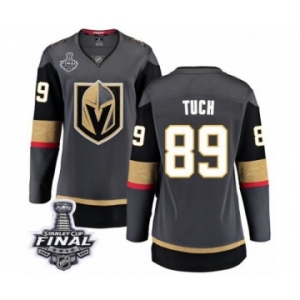 Women's Vegas Golden Knights #89 Alex Tuch Authentic Black Home Fanatics Branded Breakaway 2018 Stanley Cup Final NHL Jersey