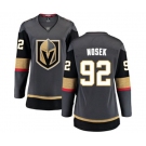 Women's Vegas Golden Knights #92 Tomas Nosek Authentic Black Home Fanatics Branded Breakaway NHL Jersey