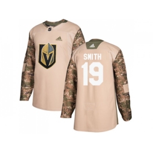 Youth Adidas Vegas Golden Knights #19 Reilly Smith Camo Authentic 2017 Veterans Day Stitched NHL Jersey